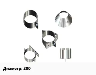 Крепление 200 s=1 Марка: AISI 430